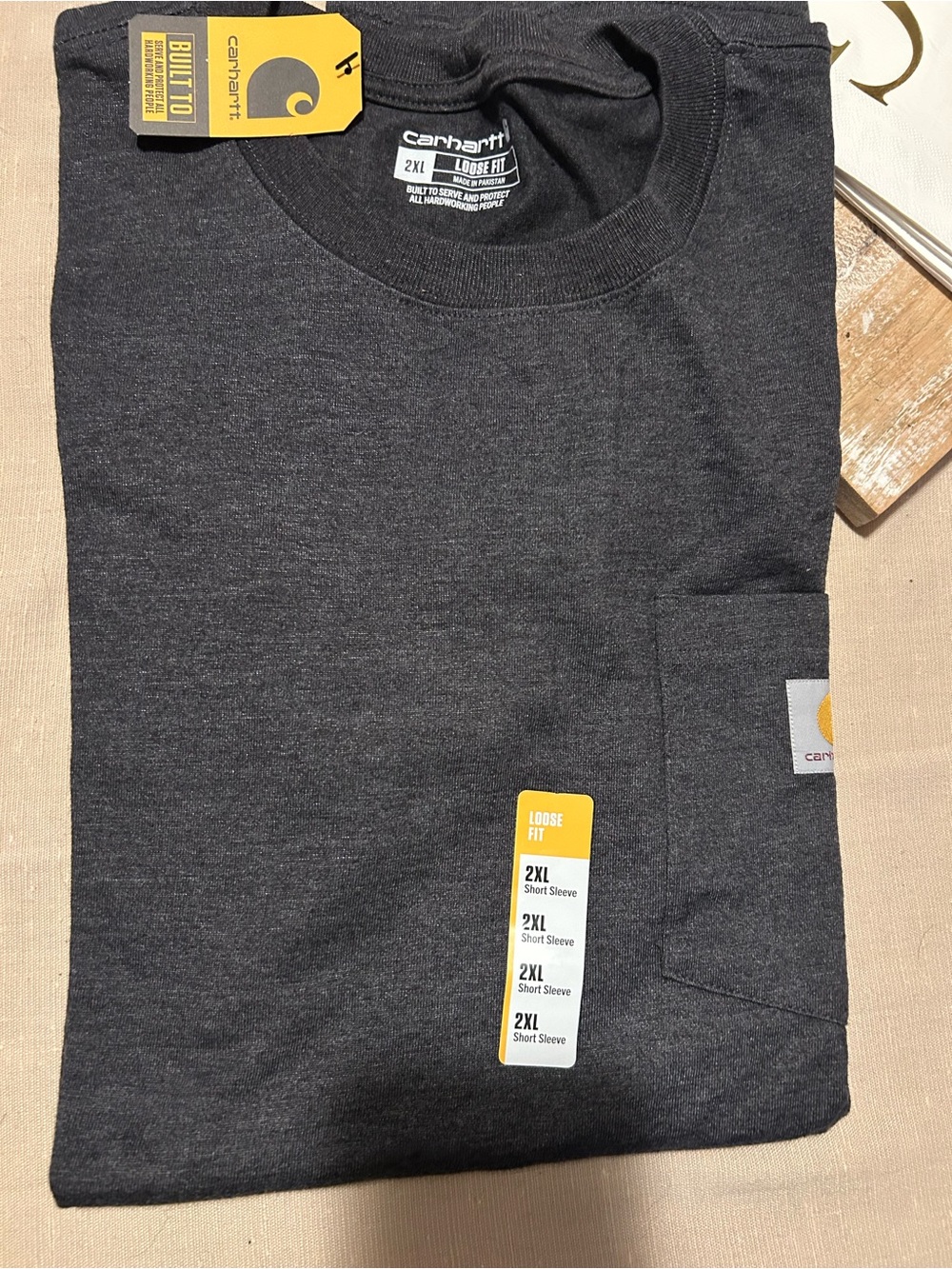 2 Carhartt Short Sleeve Shirts